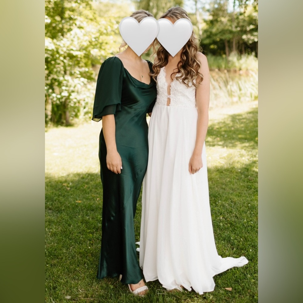 Park & Fifth Emerald Green Bridesmaid Dress